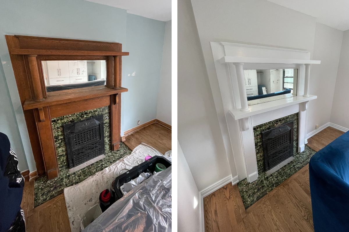 Stucco and tudor board painting in Bloor West