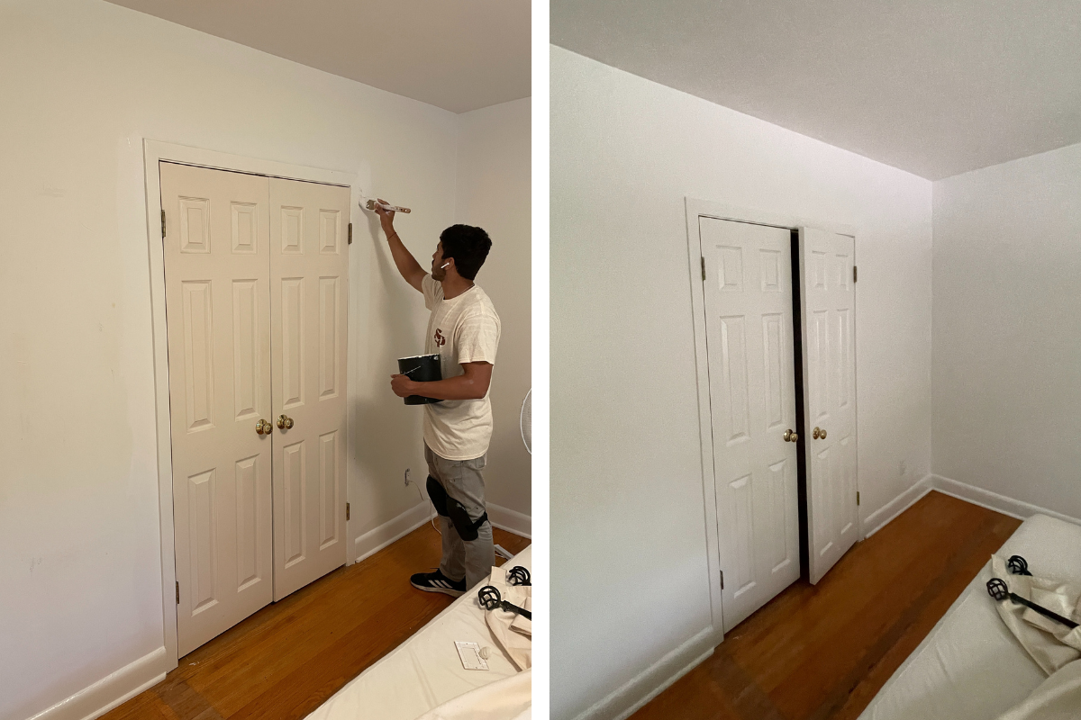Interior trim and door painting